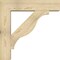 Ekena Millwork Funston Block Rough Sawn Bracket w/ Offset Brace, Douglas Fir, 8"W x 34"D x 34"H BKT0806X34X34FST05RDF - alternate 3